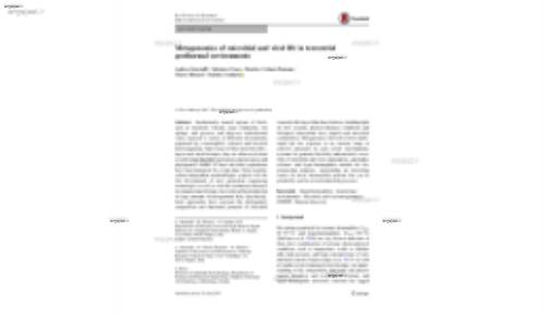 Metagenomics of microbial and viral life in terrestrial geothermal environments